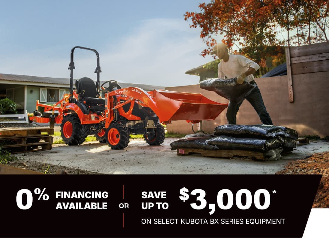Save on Select BX Series Tractors Save on Select BX Series Tractors
